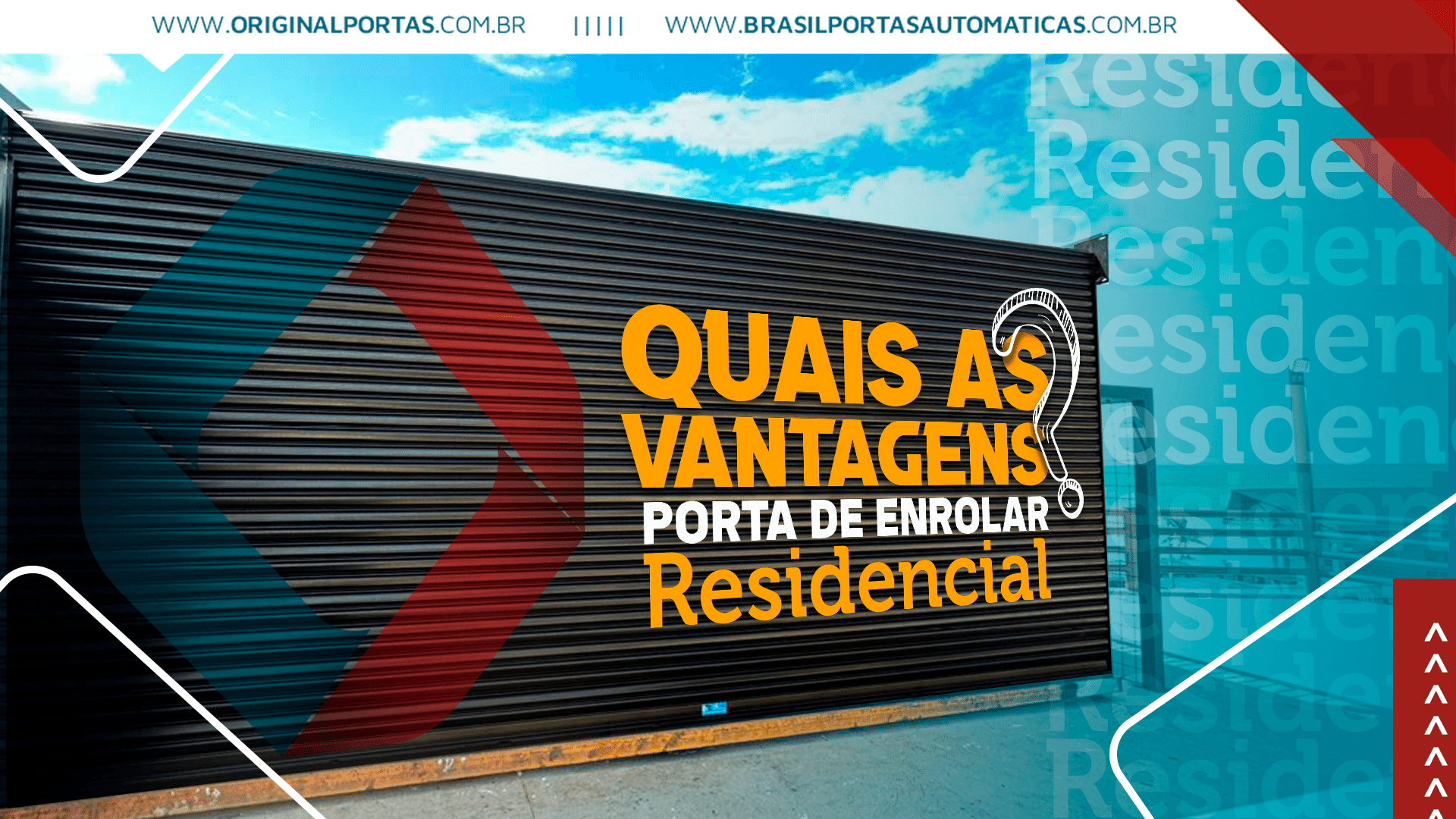 Porta de Enrolar Residencial