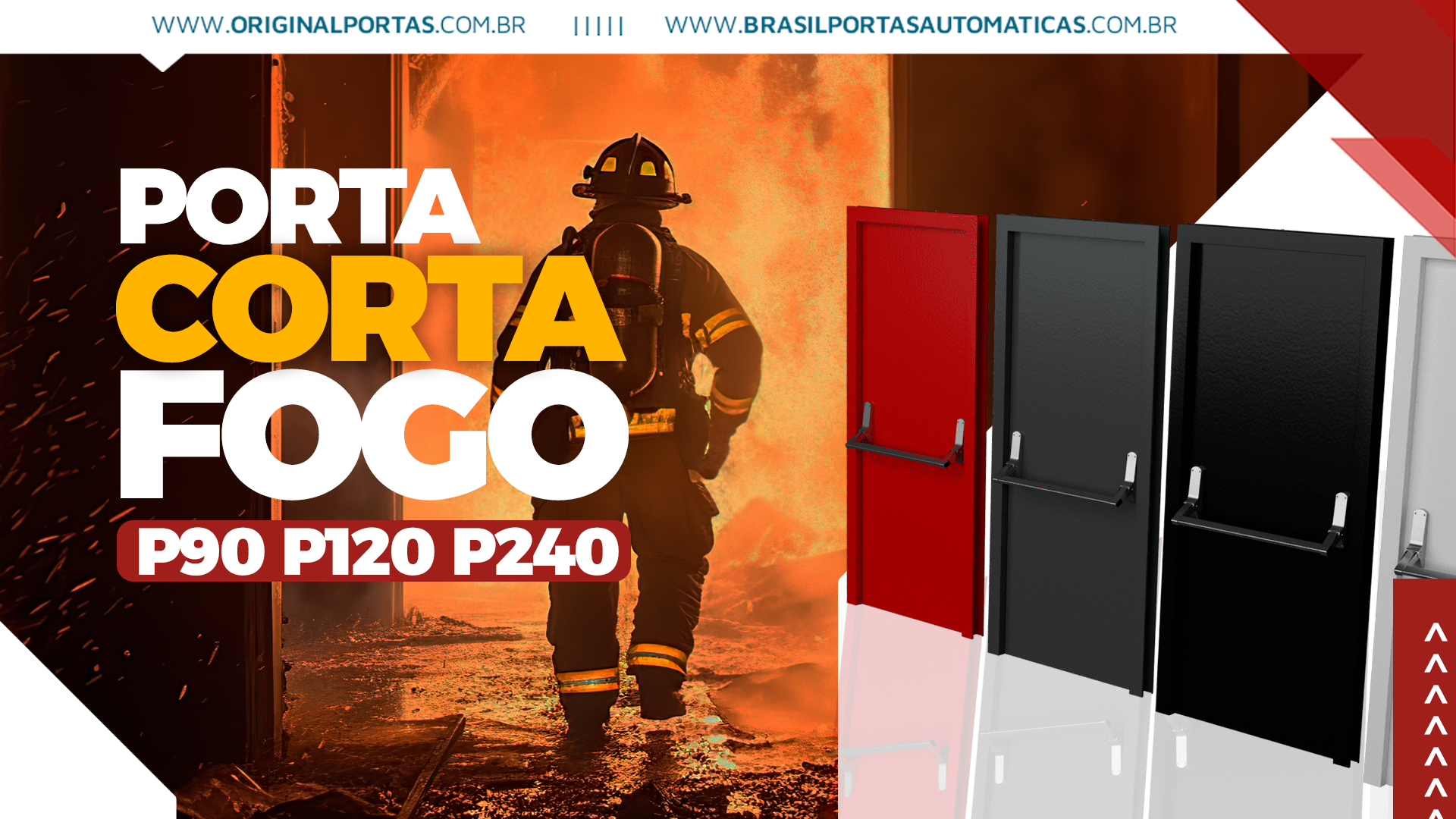 Porta corta fogo original