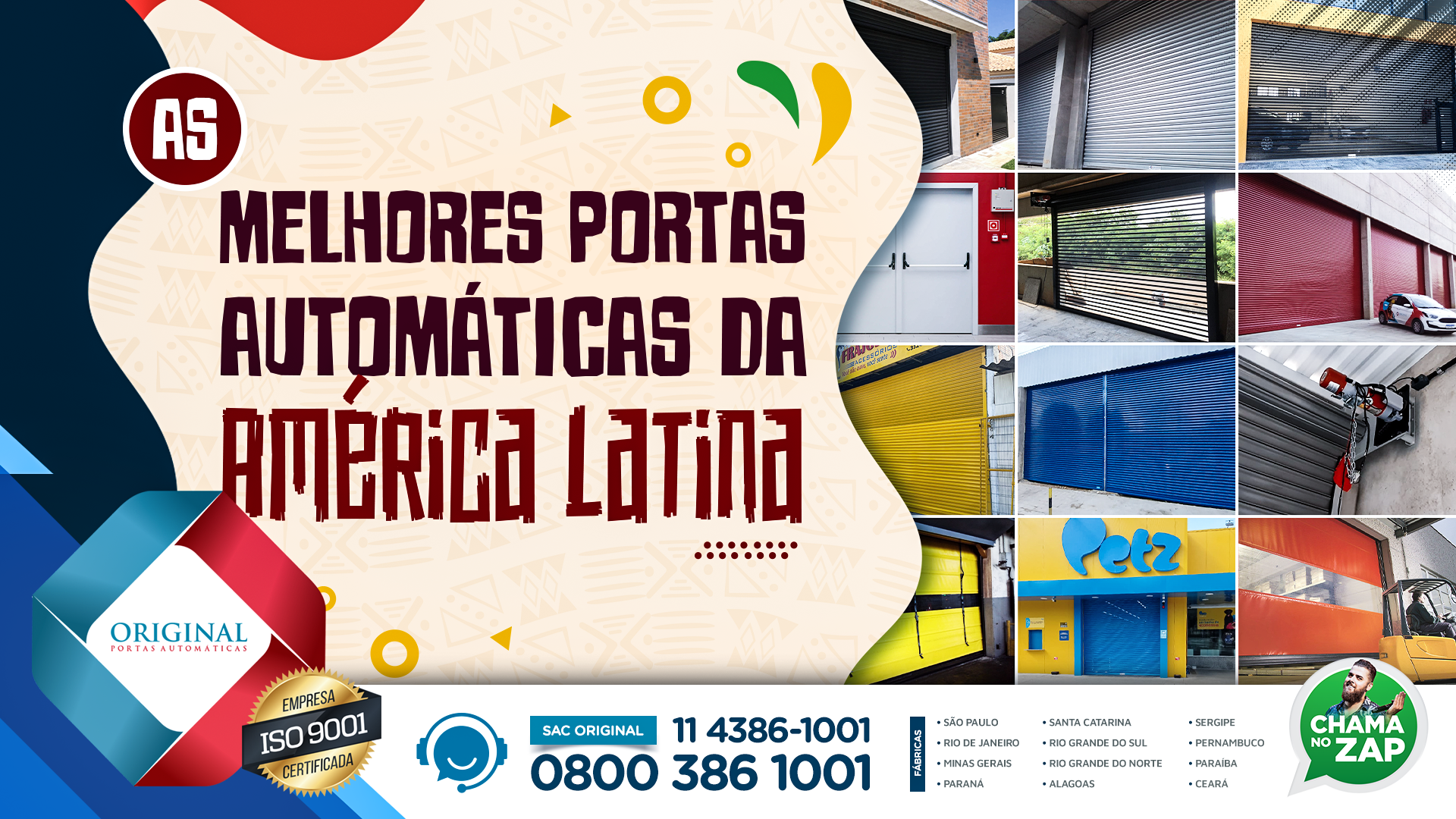 portas automáticas América Latina