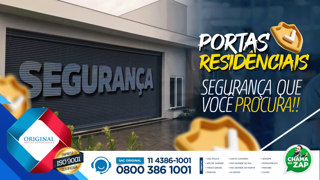 Portas residenciais de enrolar