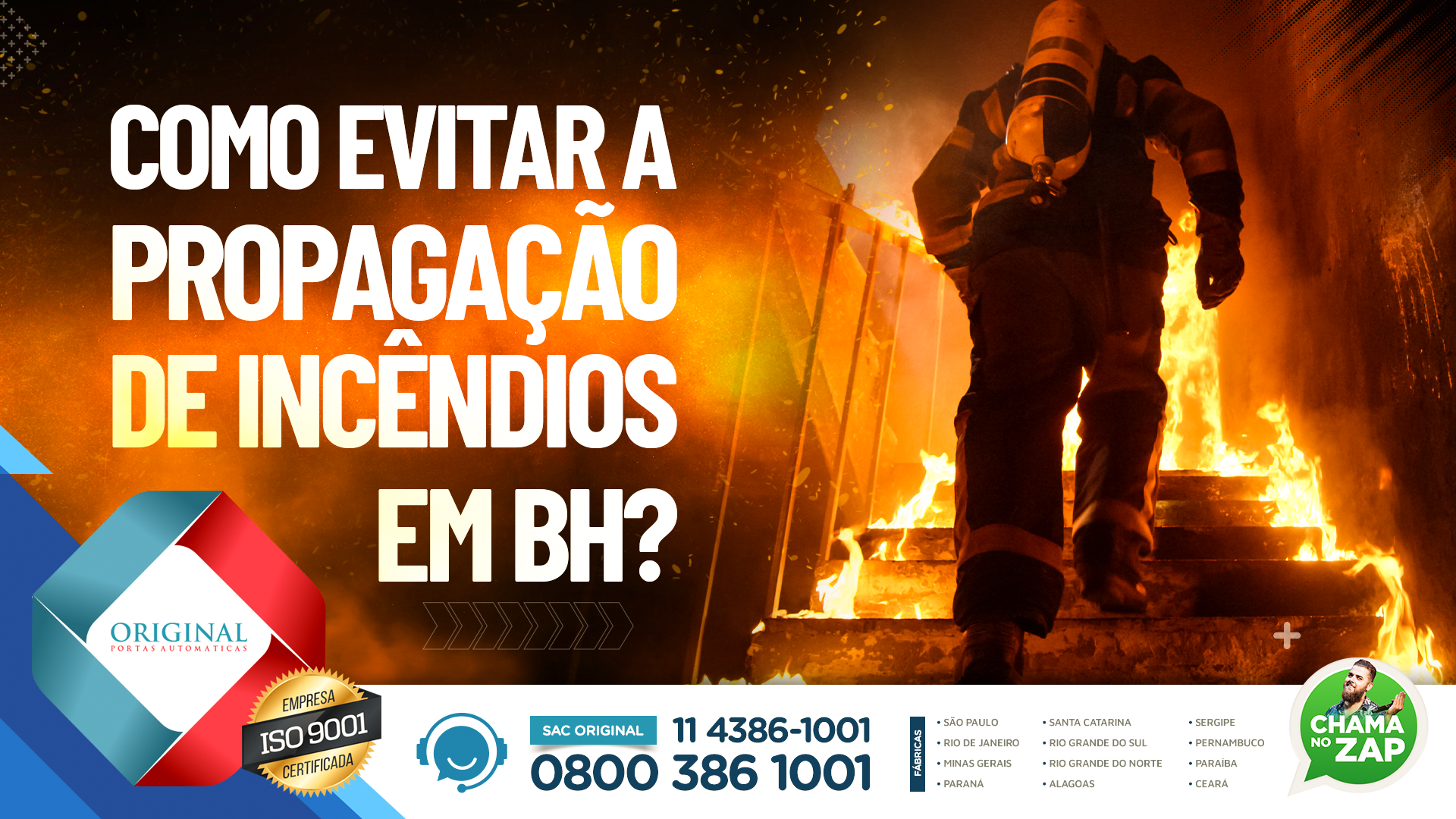 Como evitar propagação de incêndios em BH