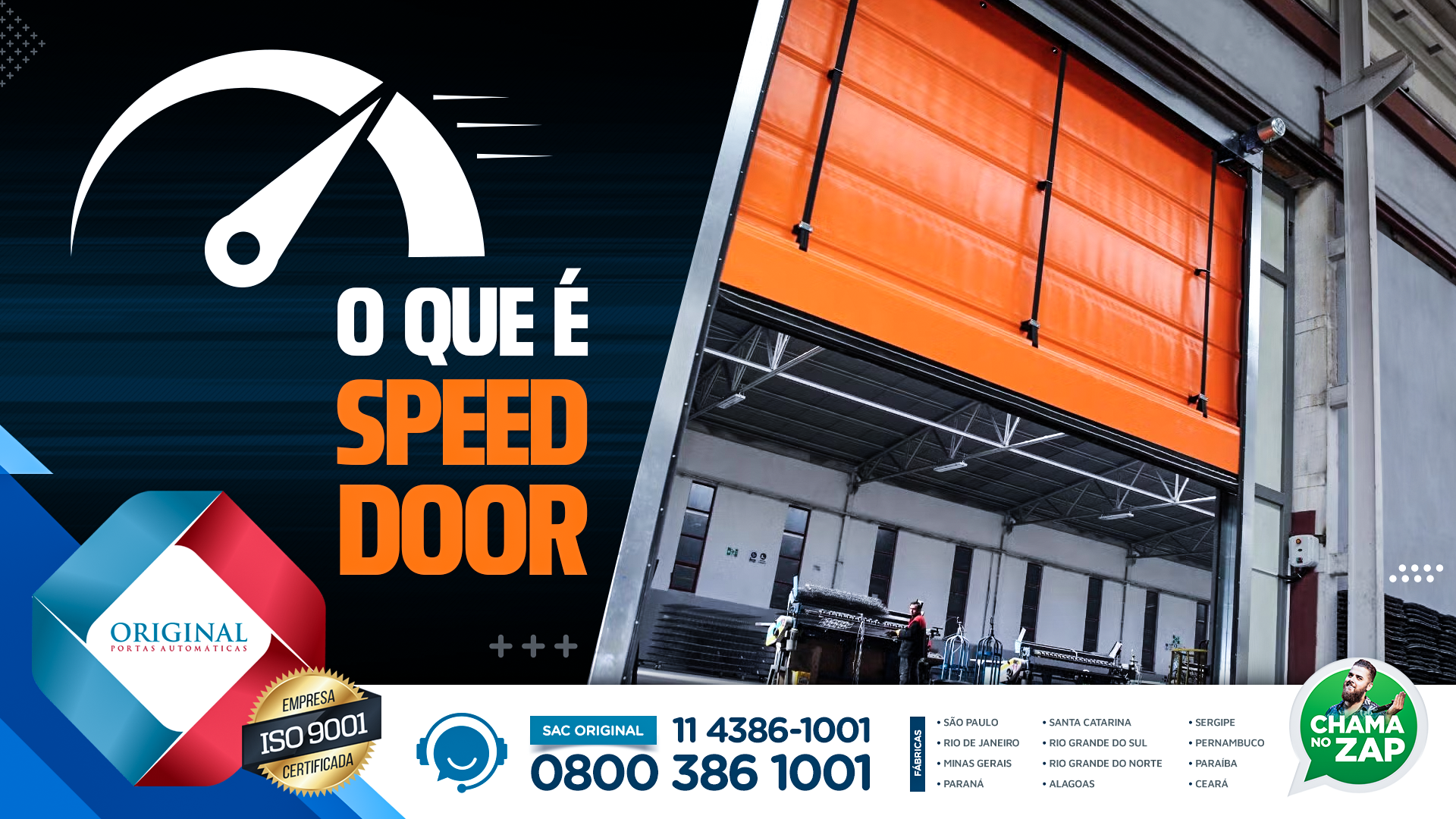 O que é uma porta Speed door