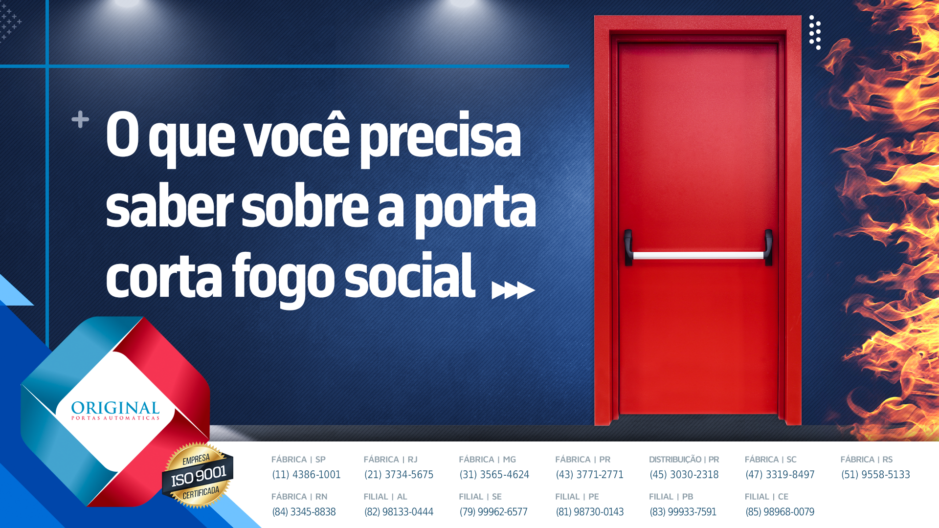 porta corta fogo social