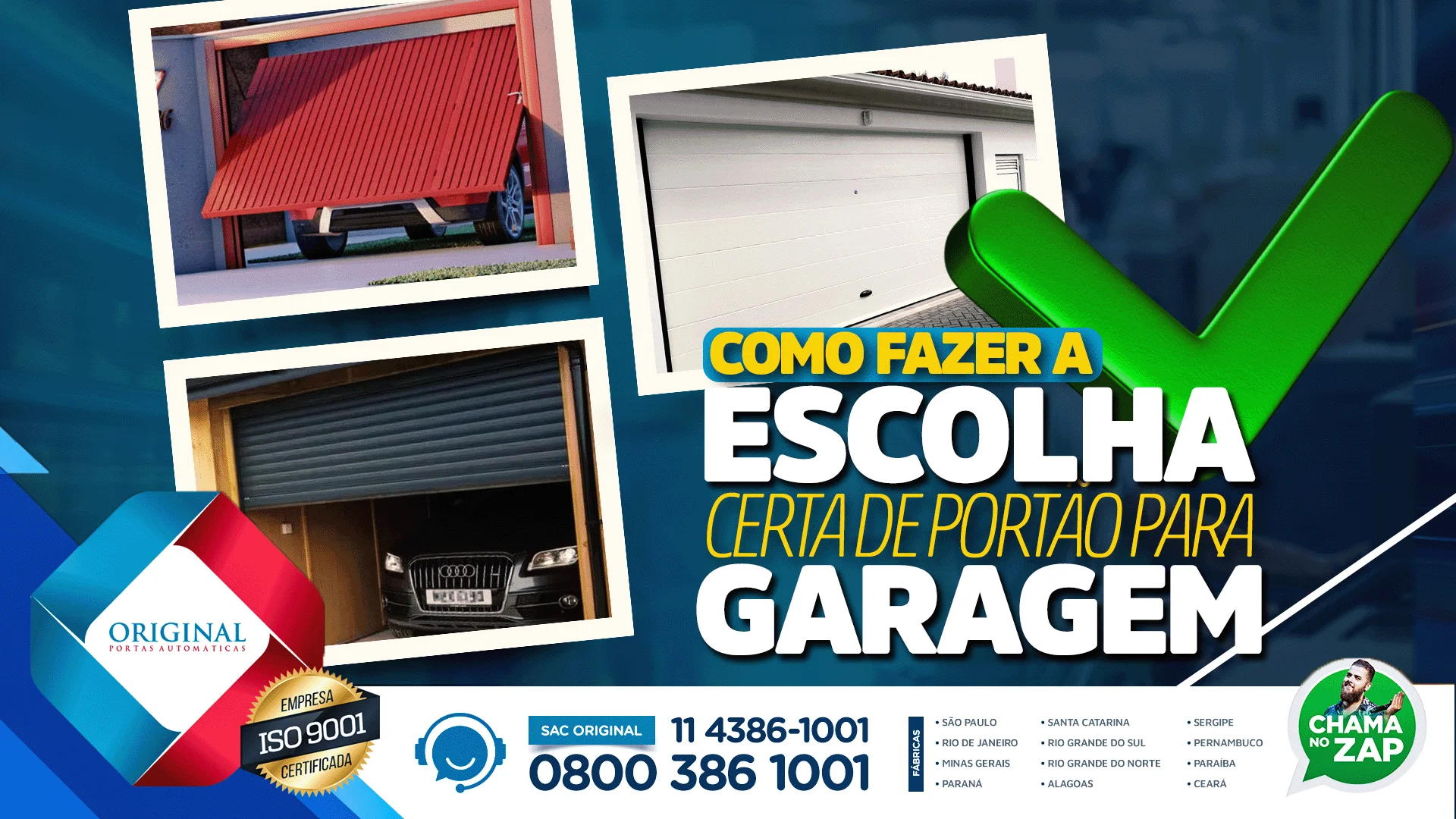 portão para garagem