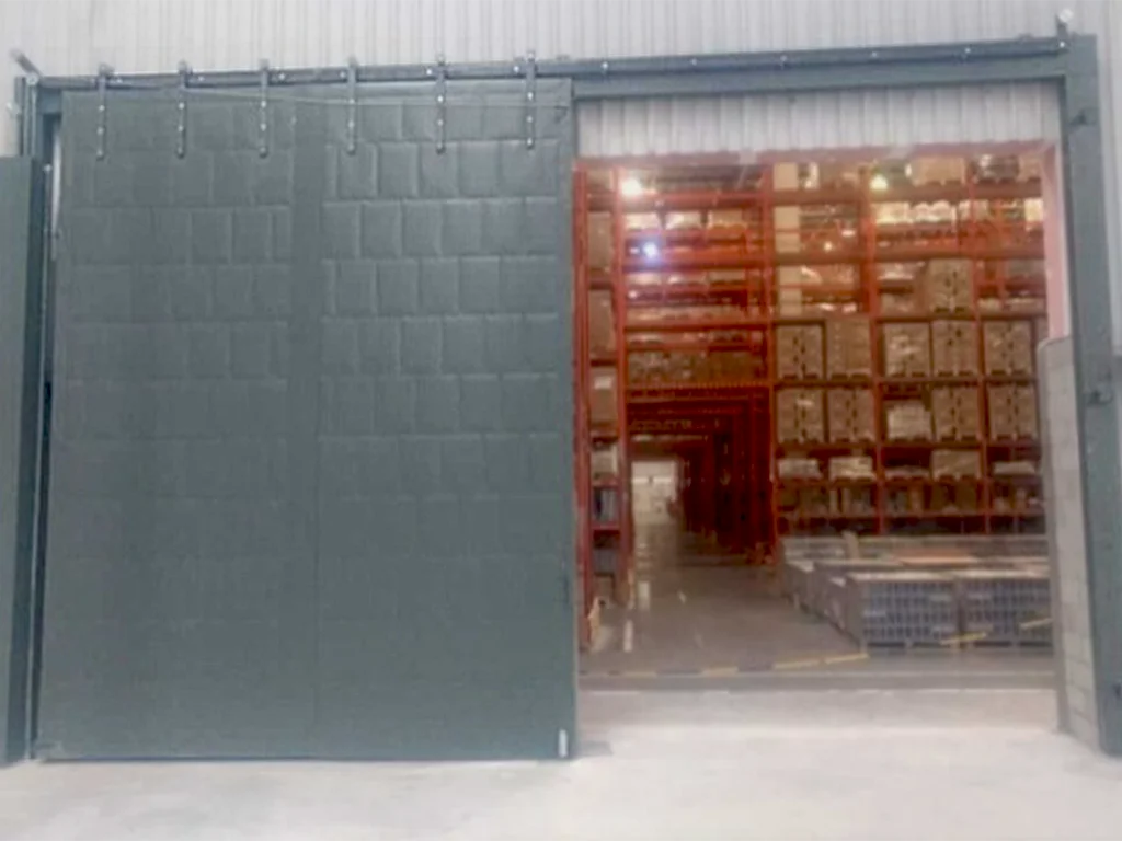 porta rápida para indústria de alimentos
