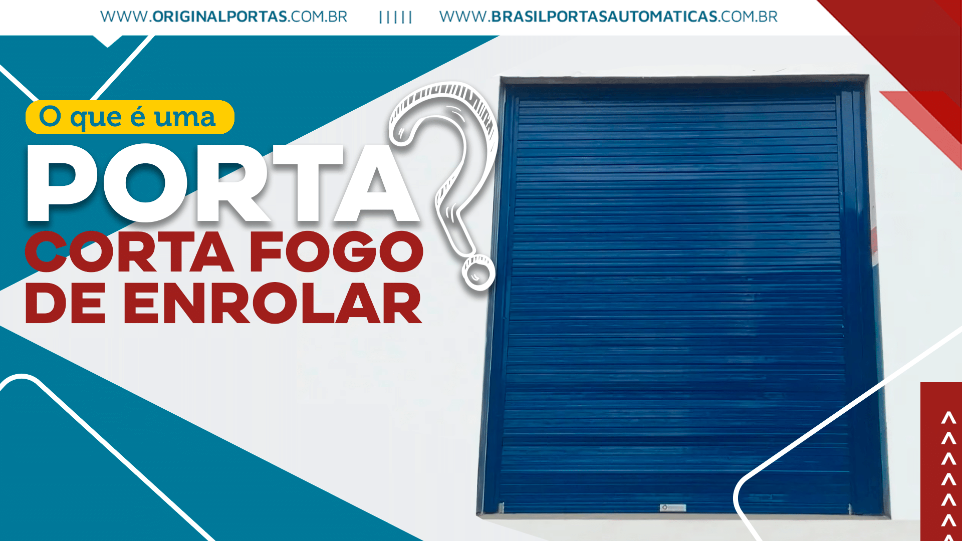 porta corta fogo de enrolar