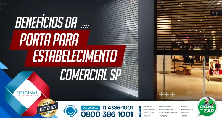 porta para estabelecimento comercial SP