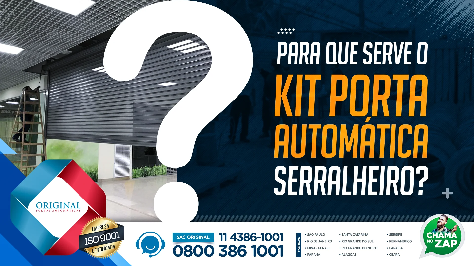 kit porta automática serralheiro