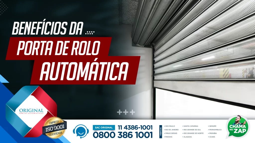 porta de rolo automática