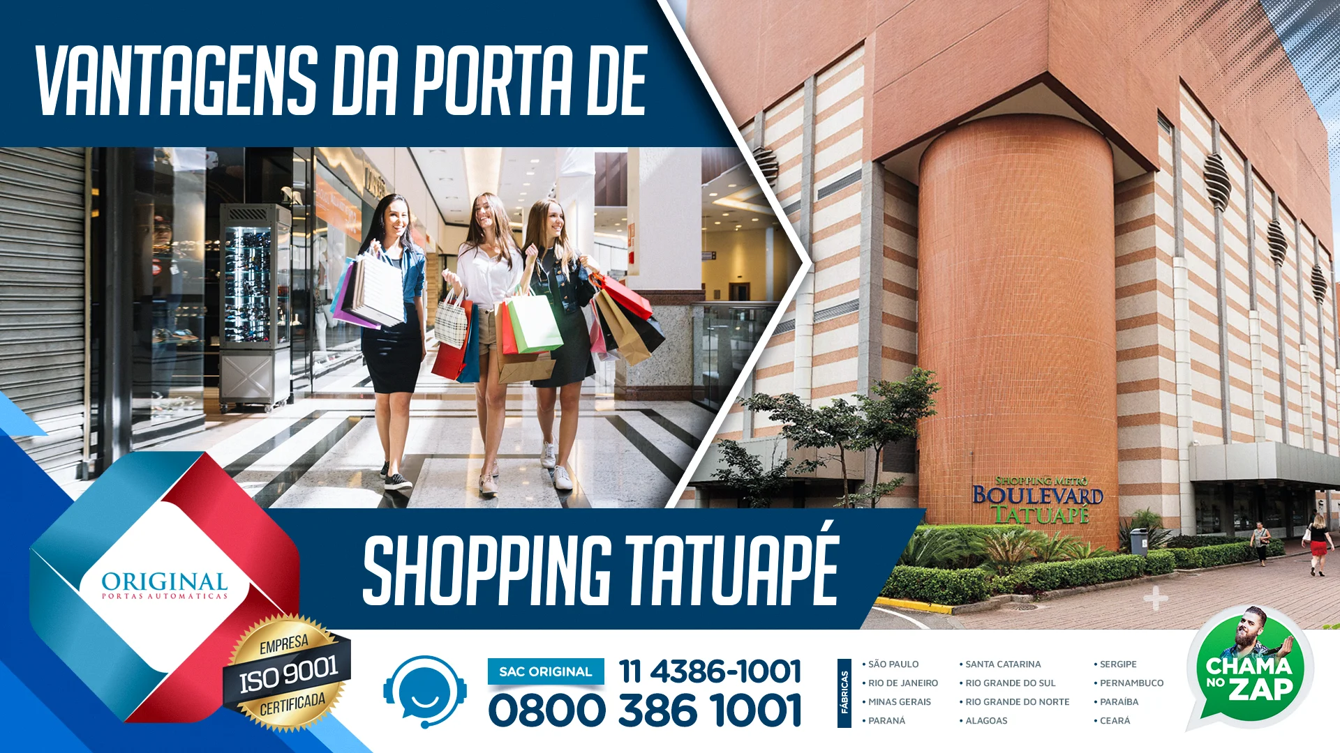 porta de shopping Tatuapé