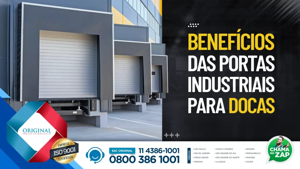 portas industriais para docas