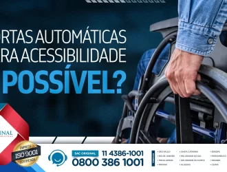 portas automáticas para acessibilidade