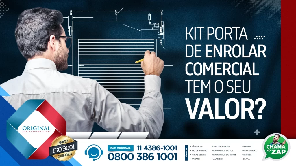 kit porta de enrolar comercial