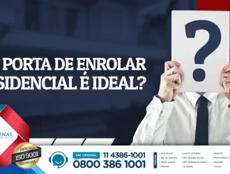 Kit porta de enrolar residencial