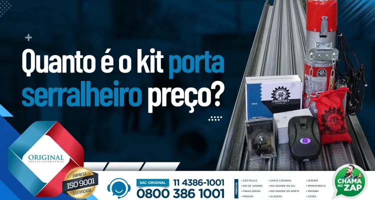 kit porta serralheiro preço