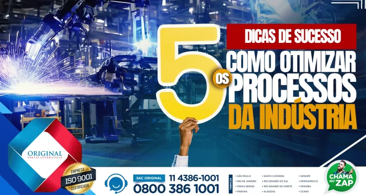 otimizar os processos internos da indústria