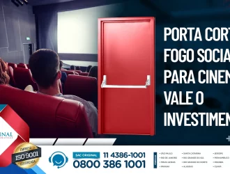 porta corta fogo social para cinema