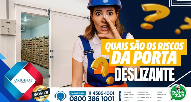 porta deslizante? Invista na porta rápida frigorífica