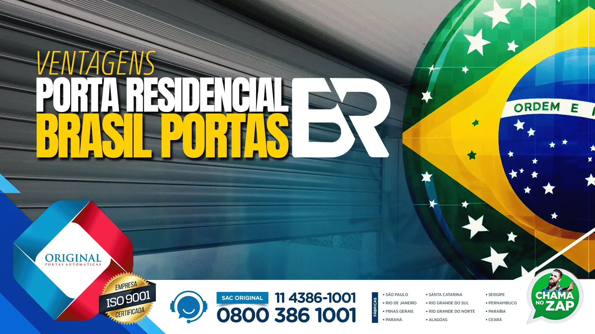 porta residencial Brasil Portas