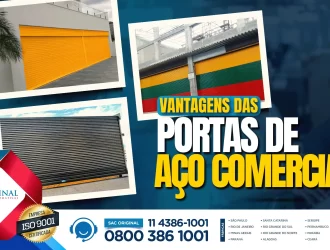 portas de aço comercial