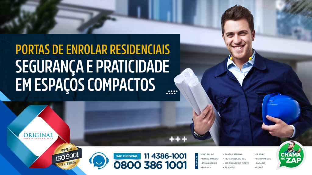 portas de enrolar residenciais