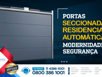 portas seccionadas residenciais automáticas