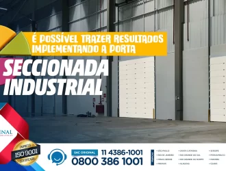 porta seccionada industrial