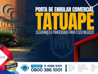 Porta de enrolar comercial Tatuapé