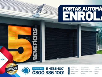 portas automáticas de enrolar