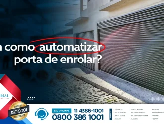 Tem como automatizar porta de enrolar