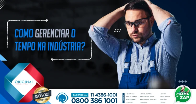 gerenciar o tempo na indústria