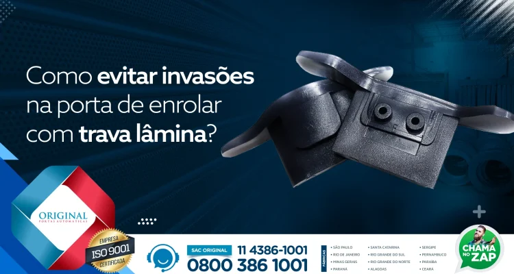porta de enrolar com trava lâmina