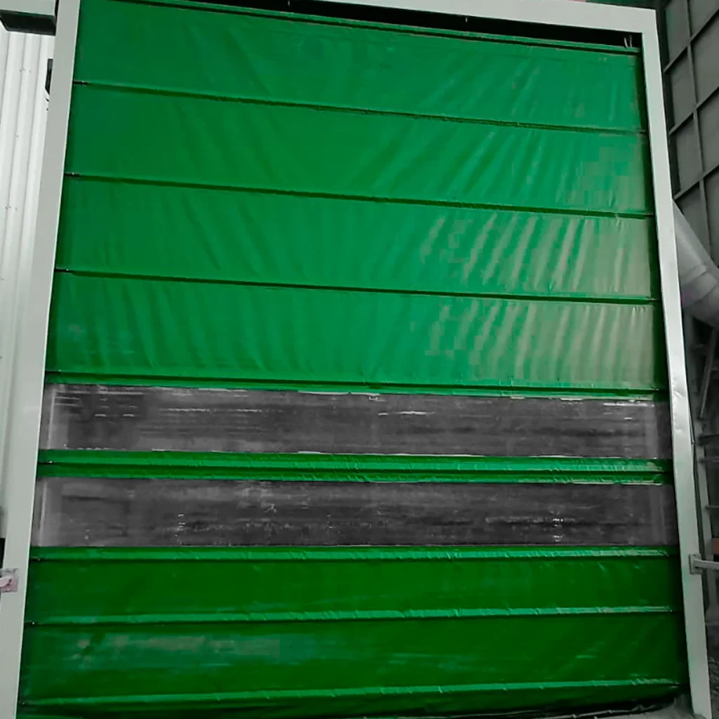 porta rápida em indústria