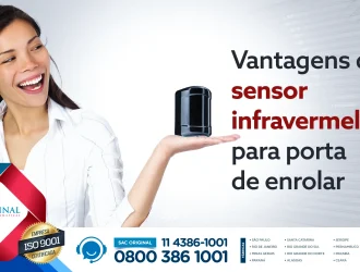 sensor infravermelho para porta de enrolar