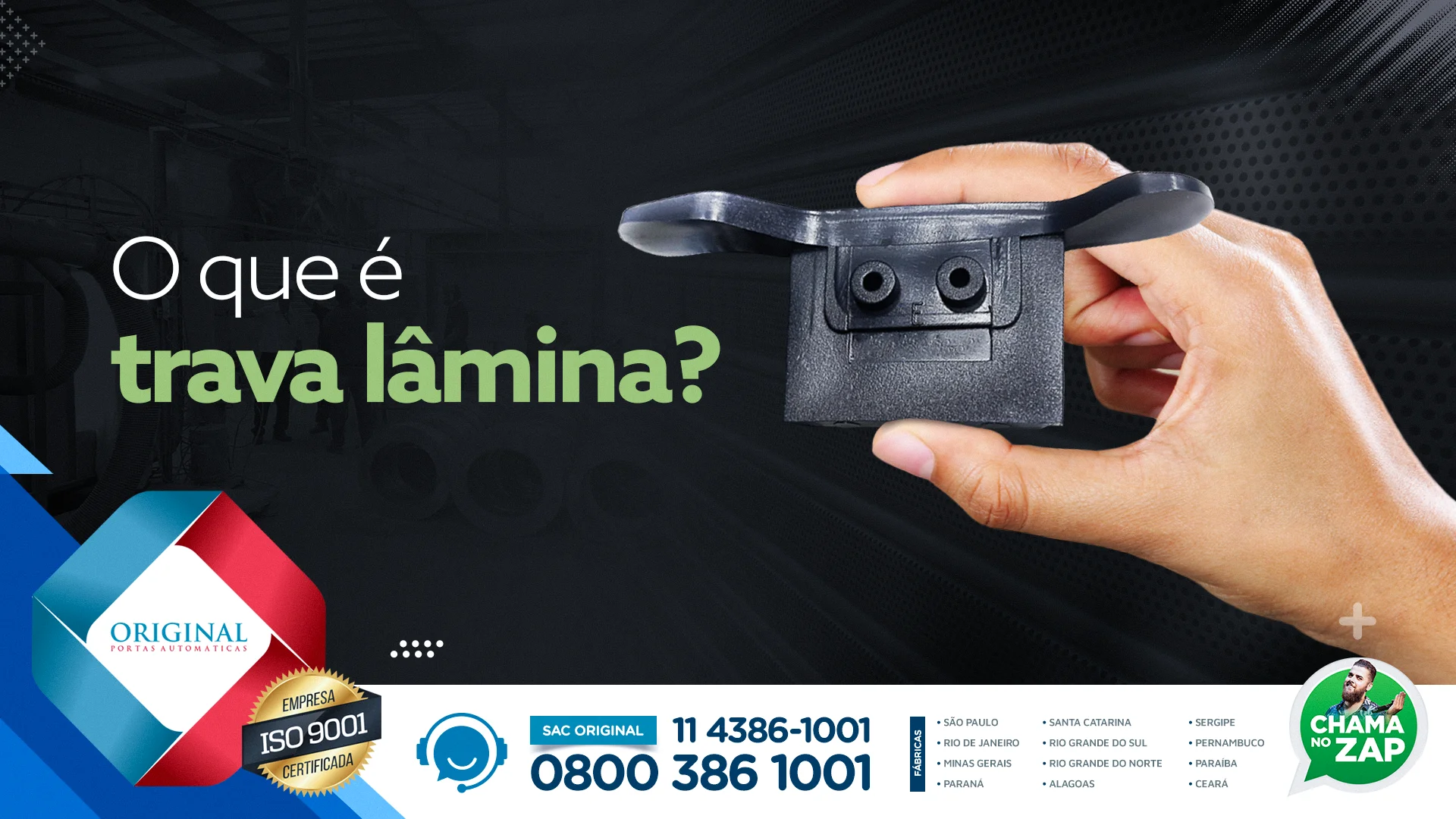 trava lâmina