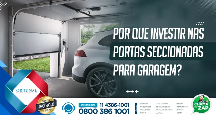 portas seccionadas para garagem