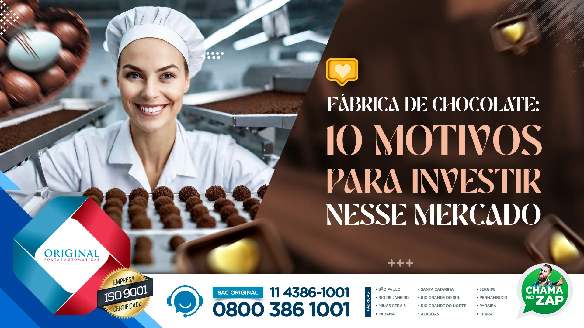 fábrica de chocolate