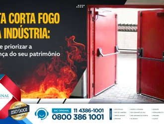 porta corta fogo para indústria