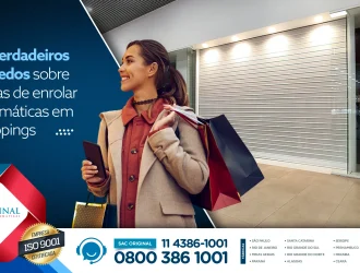 portas de enrolar automáticas em shoppings