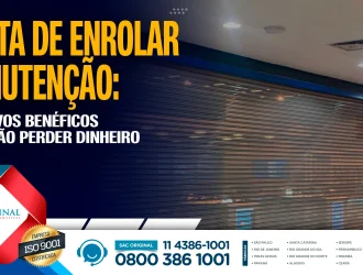 Manutenção da porta de enrolar