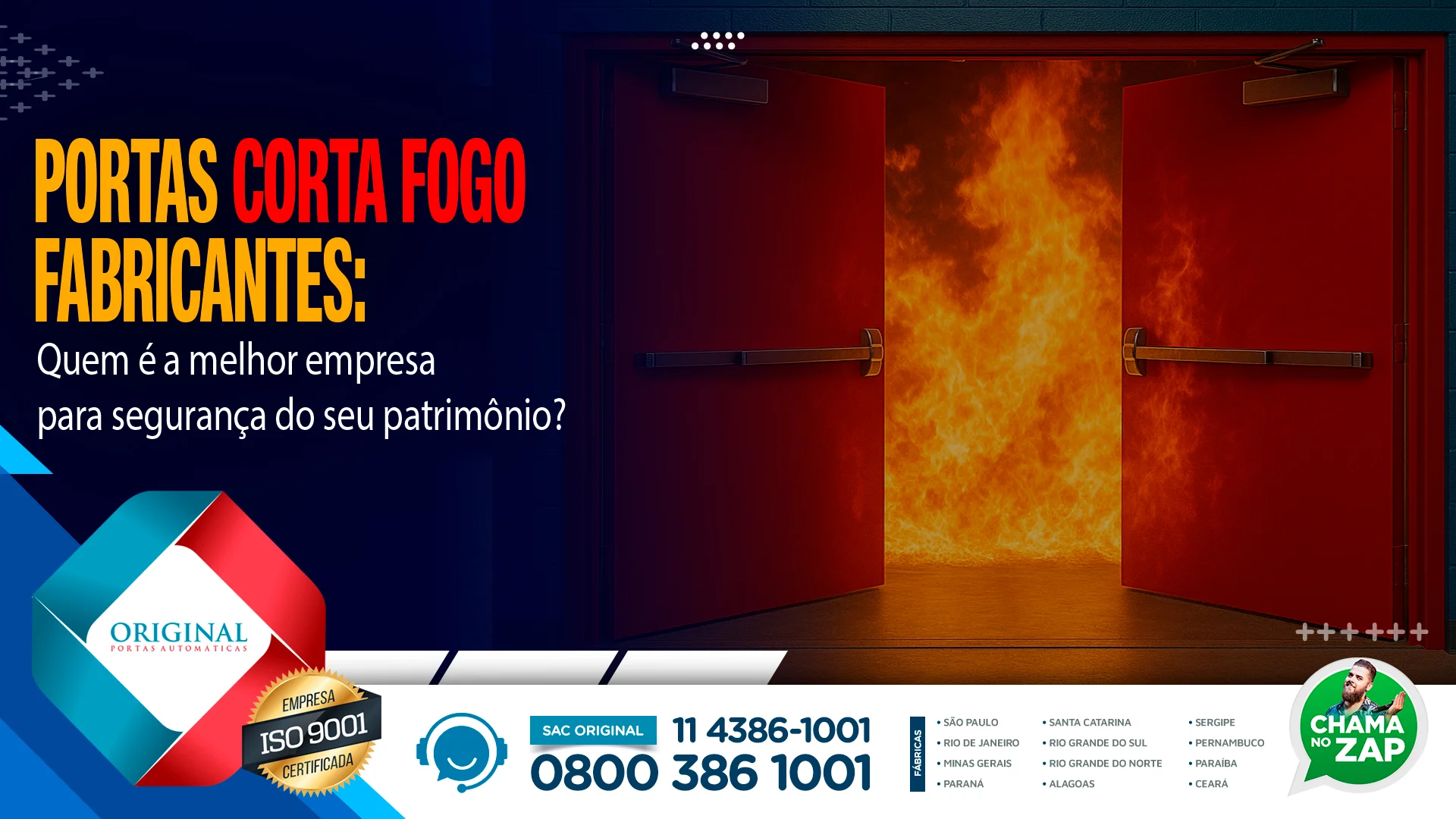 Portas corta fogo fabricantes