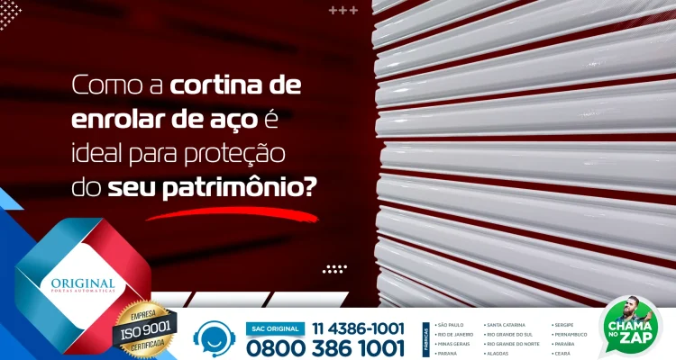 cortina de enrolar de aço