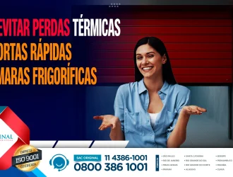 Portas rápidas em câmaras frigoríficas