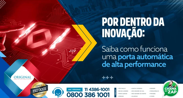 porta automática de alta performance