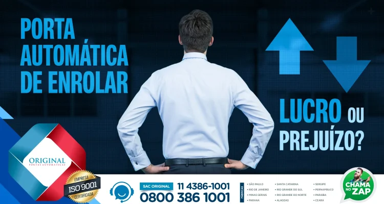 Porta automatica de enrolar lucro