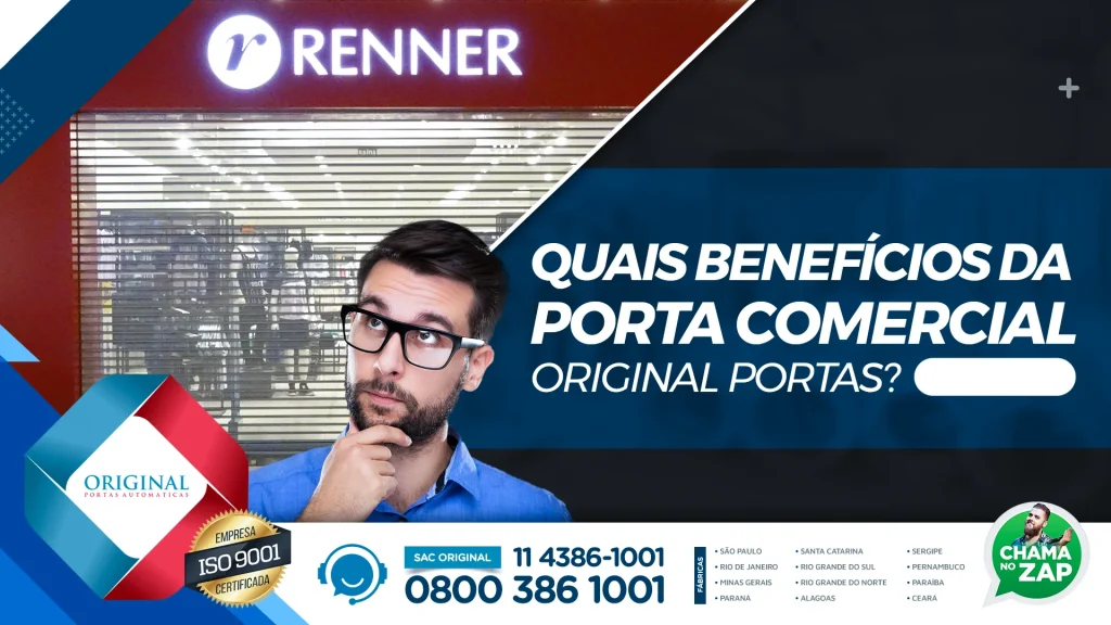 Porta comercial Original Portas