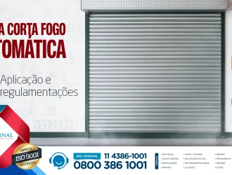 Porta corta fogo automática