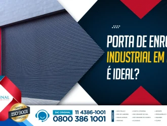 Porta de enrolar industrial em 2025