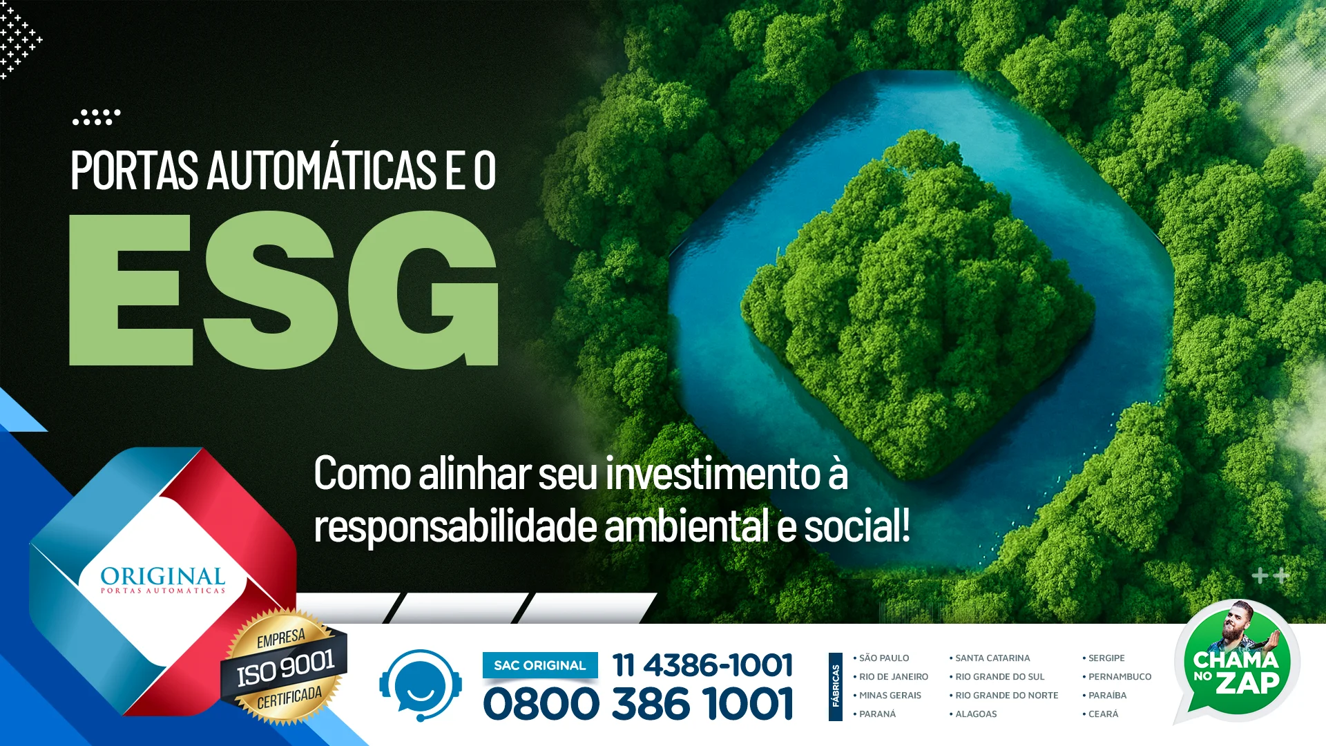 Portas automáticas e o ESG