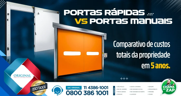 Porta automáticas vs manuais